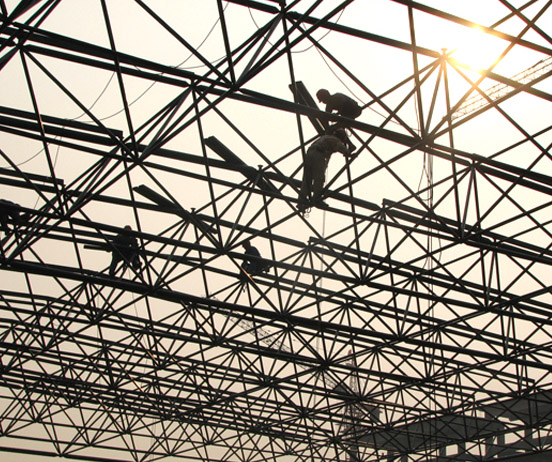 达州厂房网架安装