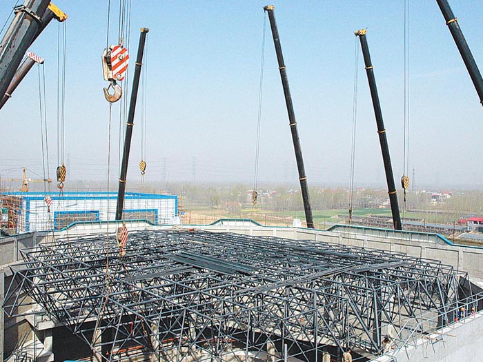 达州网架高空滑移法